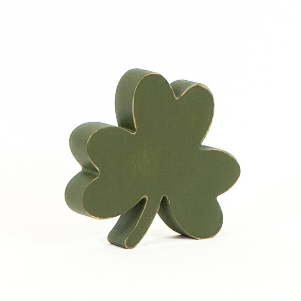 Shamrock Wood Cutout 5x5x1