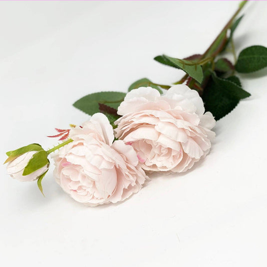 Pink Artificial Peony Stem (Set of 3)