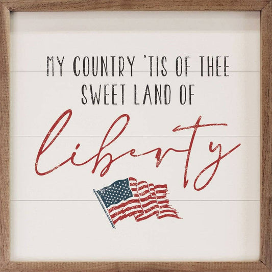 Sweet Land Of Liberty White
