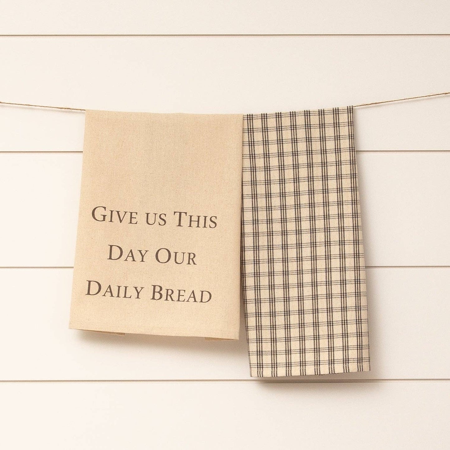 Tea Towels - Give Us This Day (PK/2 AST)