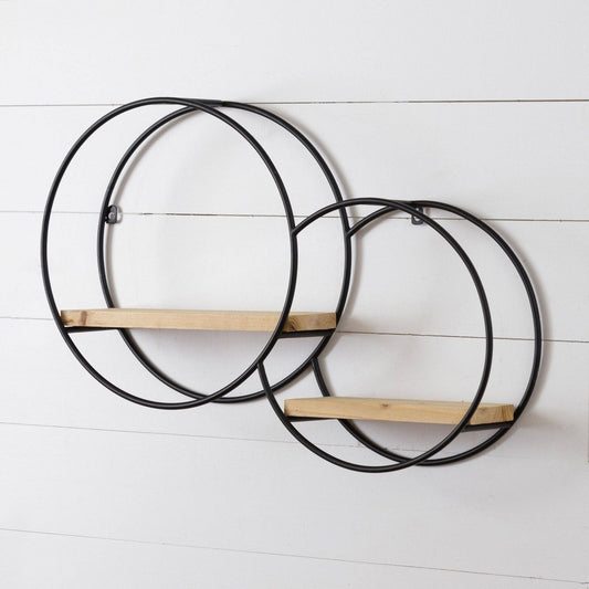 Two Circles Wall Shelf