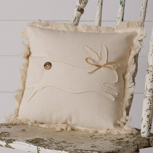 Pillow - Patch Bunny With Fringe (PC)