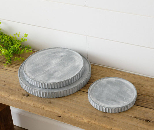Risers - Metal with Crimp Edge