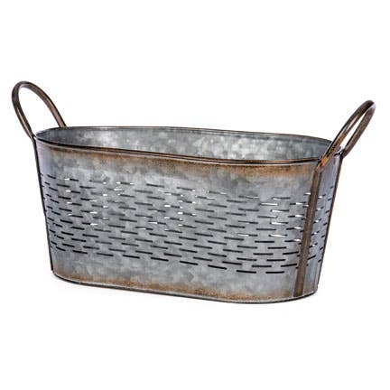 OV TIN PLANTER SH